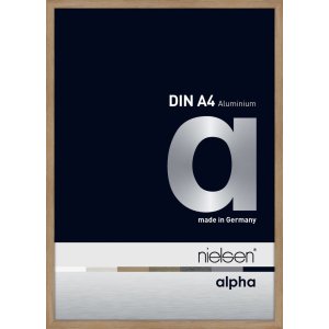 Nielsen Aluminium Bilderrahmen Alpha 21x29,7 cm eiche