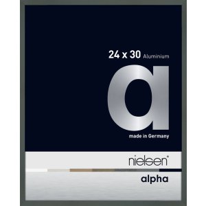 Nielsen Aluminium Bilderrahmen Alpha 24x30 cm platin