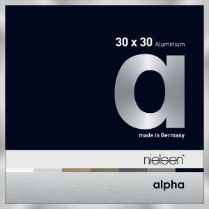 Nielsen Aluminium Bilderrahmen Alpha 30x30 cm Silber...