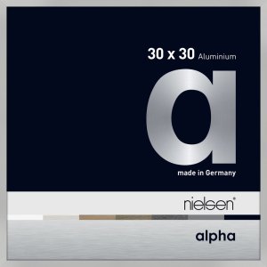 Nielsen Aluminium Bilderrahmen Alpha 30x30 cm silber matt...