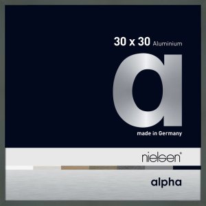 Nielsen Aluminium Bilderrahmen Alpha 30x30 cm platin