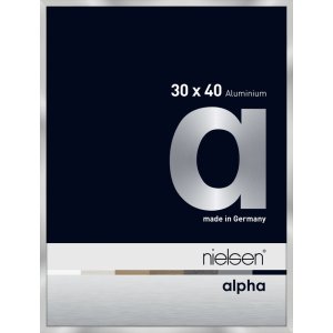 Nielsen Aluminium Bilderrahmen Alpha 30x40 cm silber