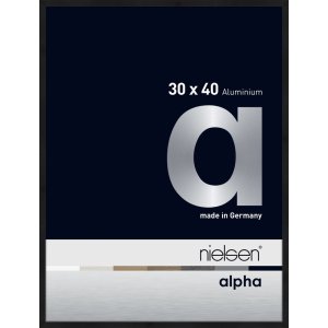 Nielsen Aluminium Bilderrahmen Alpha 30x40 cm schwarz...