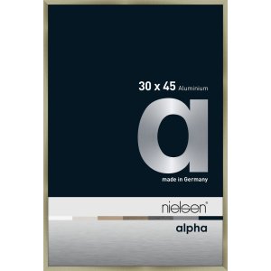 Nielsen Aluminium Bilderrahmen Alpha 30x45 cm brushed...