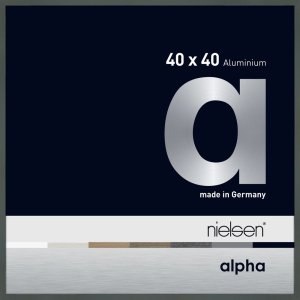 Nielsen Aluminium Bilderrahmen Alpha 40x40 cm platin