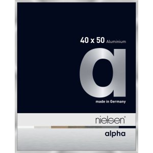 Nielsen Aluminium Bilderrahmen Alpha 40x50 cm silber...