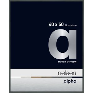 Nielsen Aluminium Bilderrahmen Alpha 40x50 cm platin