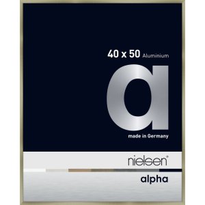 Nielsen Aluminium Bilderrahmen Alpha 40x50 cm brushed...