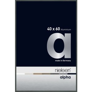 Nielsen Aluminium Bilderrahmen Alpha 40x60 cm platin