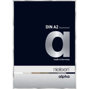 Nielsen Aluminium Bilderrahmen Alpha 42x59,4 cm silber