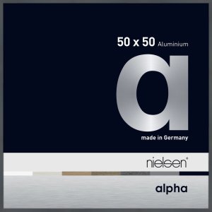 Nielsen Aluminium Bilderrahmen Alpha 50x50 cm dunkelgrau...