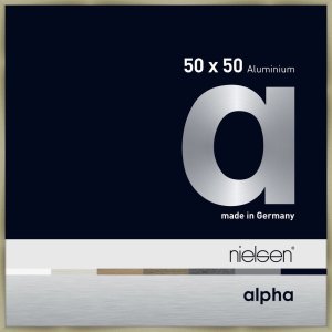 Nielsen Aluminium Bilderrahmen Alpha 50x50 cm brushed...