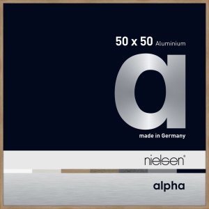 Nielsen Aluminium Bilderrahmen Alpha 50x50 cm eiche