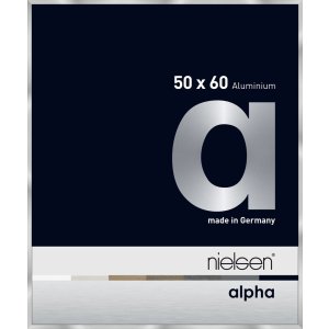 Nielsen Aluminium Bilderrahmen Alpha 50x60 cm silber