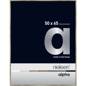 Nielsen Aluminium Bilderrahmen Alpha 50x65 cm brushed...