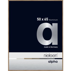 Nielsen Aluminium Bilderrahmen Alpha 50x65 cm eiche