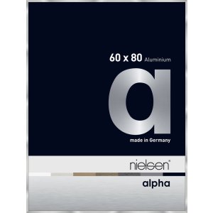 Nielsen Aluminium Bilderrahmen Alpha 60x80 cm silber