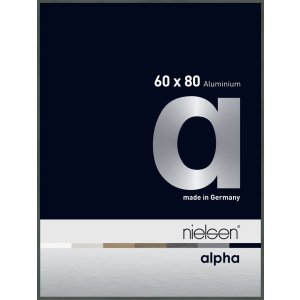 Nielsen Aluminium Bilderrahmen Alpha 60x80 cm platin