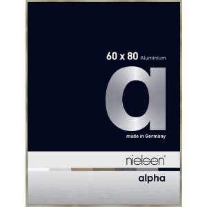 Nielsen Aluminium Bilderrahmen Alpha 60x80 cm brushed...