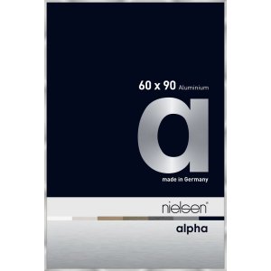 Nielsen Aluminium Bilderrahmen Alpha 60x90 cm silber