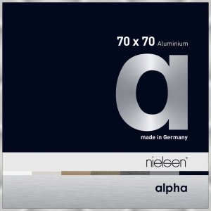 Nielsen Aluminium Bilderrahmen Alpha 70x70 cm silber