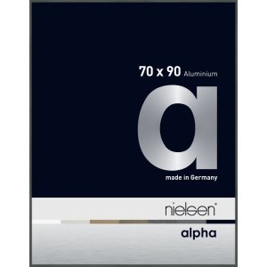 Nielsen Aluminium Bilderrahmen Alpha 70x90 cm platin