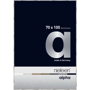 Nielsen Alpha Aluminium Bilderrahmen Silber 70 x 100 cm...