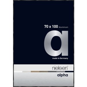 Nielsen Aluminium Bilderrahmen Alpha 70x100 cm Schwarz...