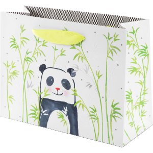 Goldbuch Geschenktasche Panda Kunstdruckpapier 18x10x25...