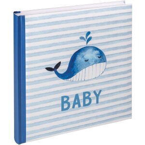 Walther Babyalbum Sam 28x30,5 cm blau 50 weiße Seiten