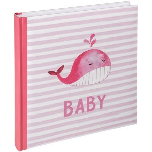 Walther Babyalbum Sam rosa 28x30,5 cm 50 weiße Seiten