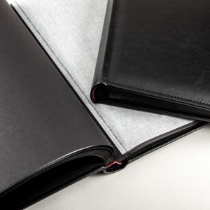 Walther Fotoalbum Deluxe schwarz Kunstleder 26x25 oder...