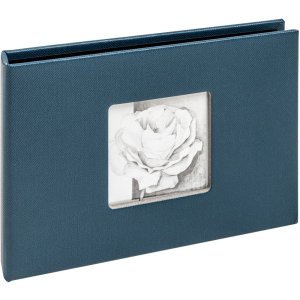 Walther Minialbum Beyond blau Hardcover 12 Fotos 10x15 cm