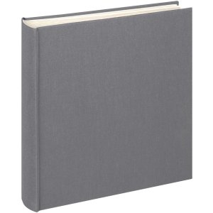 Walther Jumbo-Fotoalbum Cloth anthrazit 30x30 cm 100...