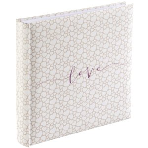 Hama Jumbo Hochzeitsalbum Romance Herzdesign 30x30 cm 80...