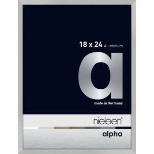 Nielsen Aluminium Bilderrahmen Alpha TCSC 18x24 cm silber...