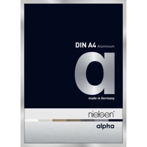 Nielsen Aluminium Bilderrahmen Alpha TCSC 21x30 cm silber