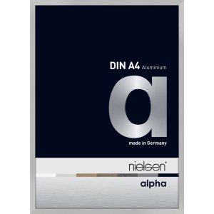 Nielsen Aluminium Bilderrahmen Alpha TCSC 21x30 cm silber...