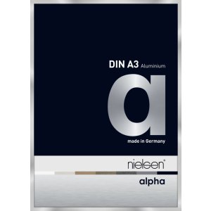 Nielsen Aluminium Bilderrahmen Alpha TCSC 30x42 cm silber