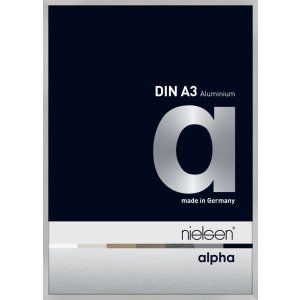 Nielsen Aluminium Bilderrahmen Alpha TCSC 30x42 cm silber...