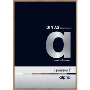 Nielsen Aluminium Bilderrahmen Alpha TCSC 30x42 cm eiche