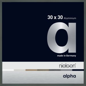 Nielsen Aluminium Bilderrahmen Alpha TCSC 30x30 cm platin