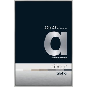 Nielsen Aluminium Bilderrahmen Alpha TCSC 30x45 cm silber...