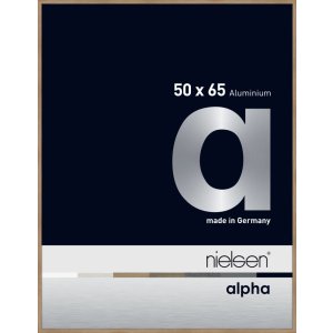 Nielsen Aluminium Bilderrahmen Alpha TCSC 50x65 cm eiche