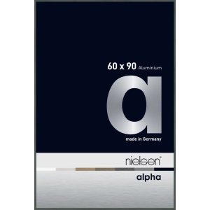 Nielsen Aluminium Bilderrahmen Alpha TCSC 60x90 cm platin