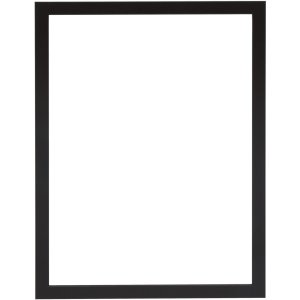 Leinwand-Bilderrahmen S46V schwarz 30x45 cm