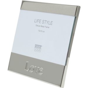 Fotorahmen S57ML1 silber 10x15 cm Love