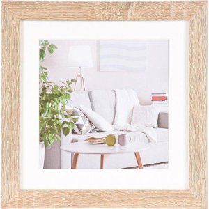 Henzo Bilderrahmen Modern 50x50 cm mittelbraun mit...