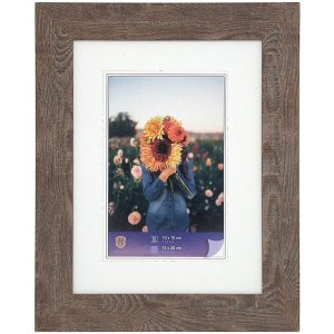 WPC Bilderrahmen Dahlia 15x20 cm mittelbraun