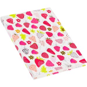 Notizbuch A5 blanko Strawberries